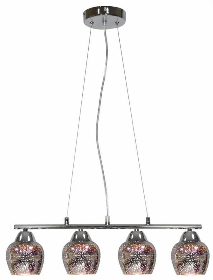 Lampadario a sospensione con filo SIRIUS 4xE27/60W/230V