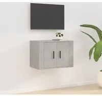 Mobile Porta TV a Parete Grigio Cemento 57x34,5x40 cm 816620