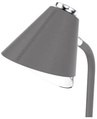Immax 08972L - Lampada da tavolo LED dimmerabile FINCH LED/9W/12/230V grigio/cromo