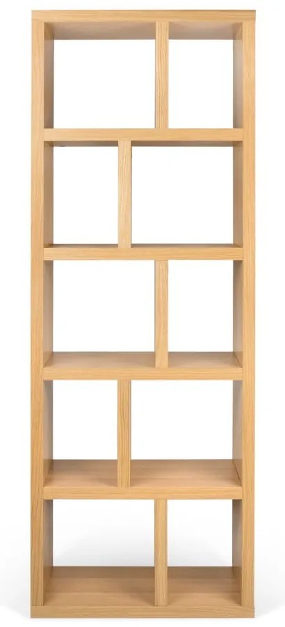 Libreria color legno effetto rovere 70x198 cm Berlin - TemaHome