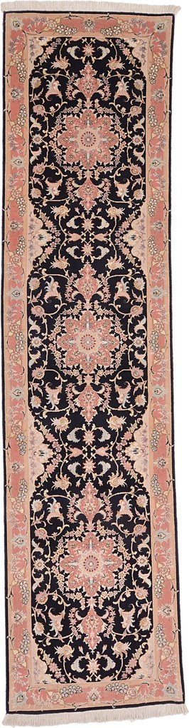 Tabriz Tappeto persiano 90 x 350 (Iran) Annodato A Mano