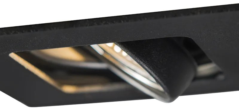 Faretto da incasso moderno Smart nero incl. WiFi GU10 - Artemis