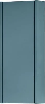 Pensile bagno Niwa cannettato laccato opaco blu pacifico, 1 anta P17 x L30 x H78.5 cm