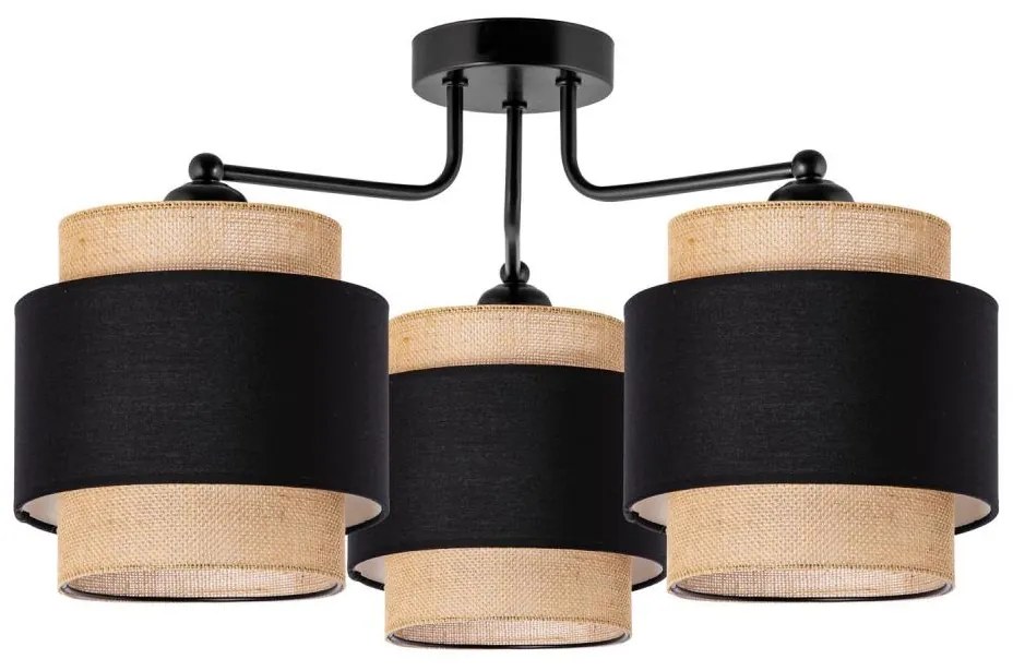 Plafoniera 3xE27/60W/230V beige