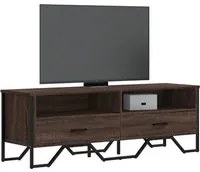 Mobile Porta TV Rovere Marrone 122x34x41cm in Legno Multistrato 848583