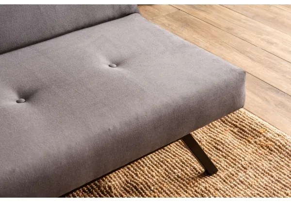 Divano letto 2 posti BAKU grigio