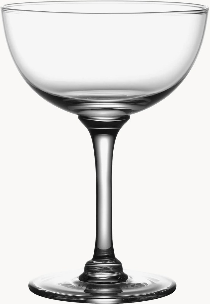 Set di 4 coppe champagne in cristallo soffiato Classic