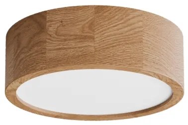 Plafoniera da bagno con sensore CLEO 2xE27/24W/230V Ø 27,5 cm IP54 rovere