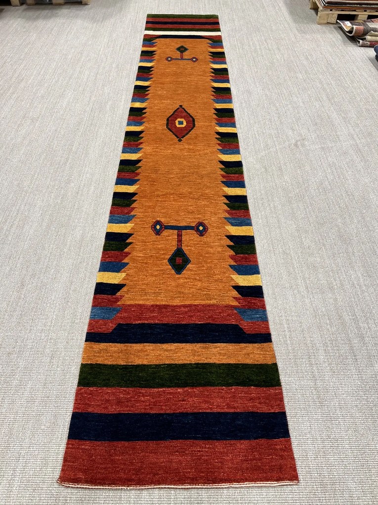 Gashguli Tappeto persiano 500x90 Rosso (Iran) Annodato A Mano