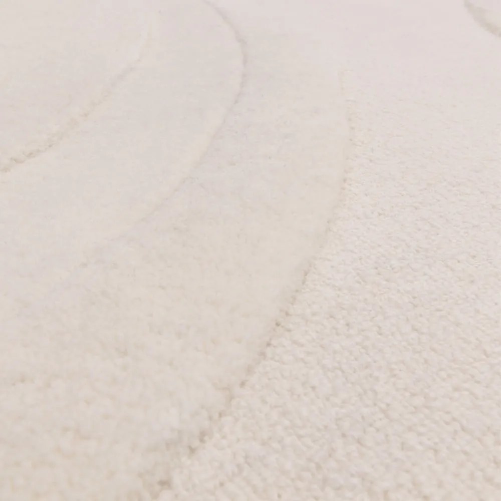 Tappeto in lana bianca 120x170 cm Olsen - Asiatic Carpets