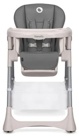 Lionelo - Sedia da pranzo per bambini ZANNA grigio