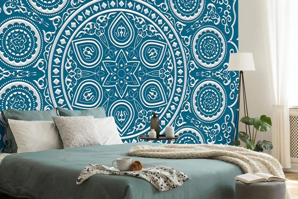 Carta da parati – Mandala etnica delicata