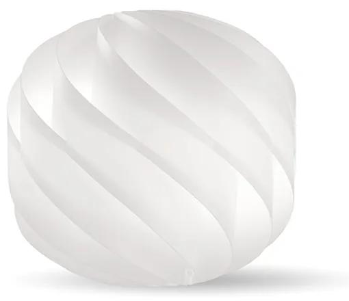 Lampada Da Terra Globe 1 Luce In Polilux Bianco D55 Made In Italy