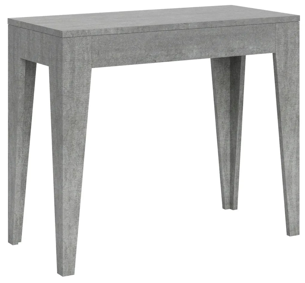 Consolle Estensibile Isotta 90x42/198 e 90x42/302, 90x42/198 / CEMENTO