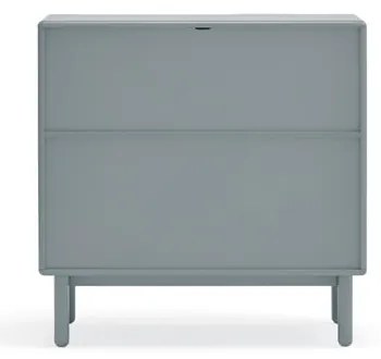Cassettiera bassa blu-grigio 90x90 cm Corvo - Teulat