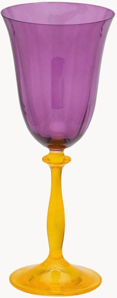 Set di 2 bicchieri da vino Petunia