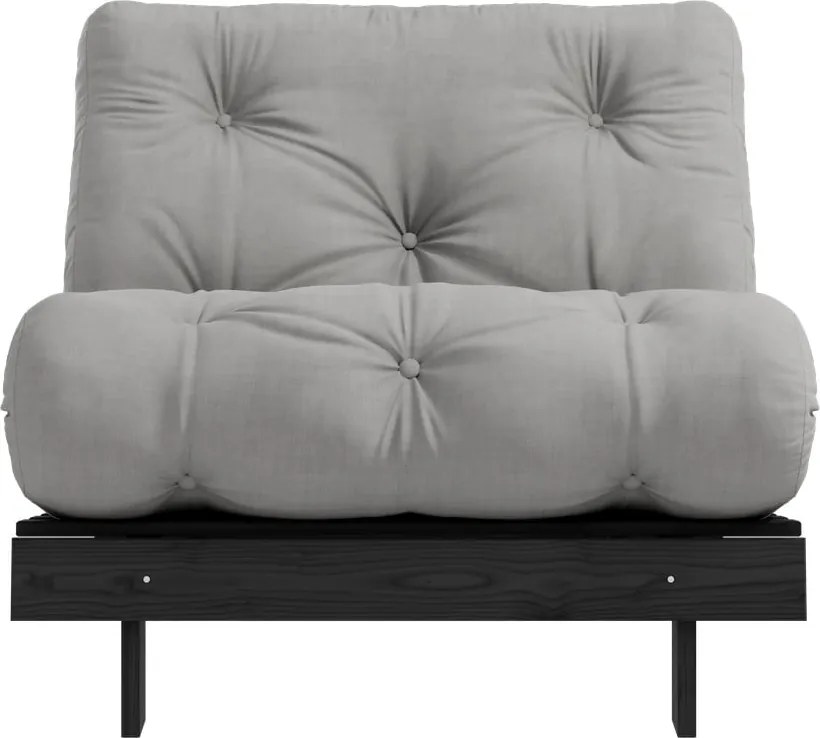 Poltrona grigia Roots Black Night - Karup Design