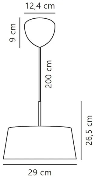 Nordlux - Lampadario a sospensione con filo CLASI 3xE14/10W/230V diametro 29 cm