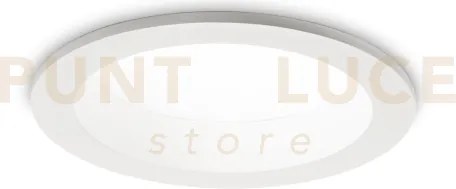 Basic faretto da incasso led 3000k 20w  2150 lm  bianco d.14,4cm