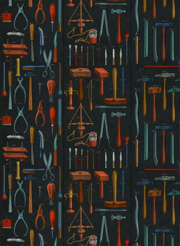 Mindthegap Carta da parati Old Tools - WP20598