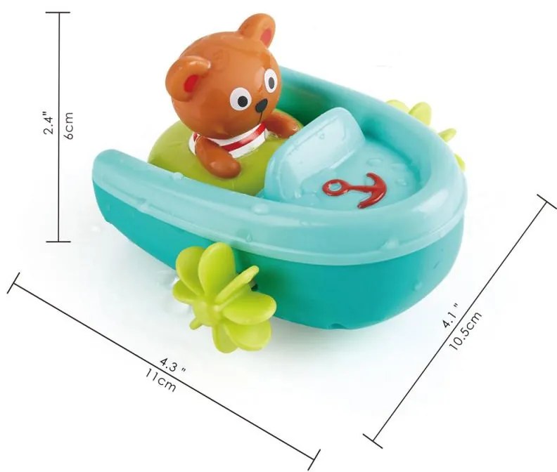 Barca a molla per bagnetto