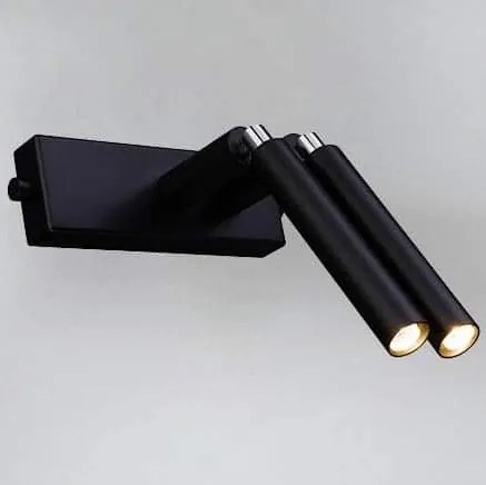 Shilo 9014 - Faretto da parete DOHAR 2xG9/10W/230V nero