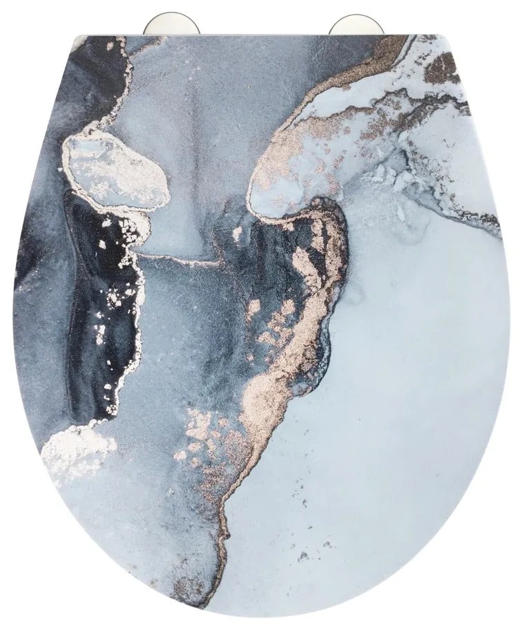 Sedile per WC con chiusura automatica 37,5 x 44,5 cm Licata - Wenko