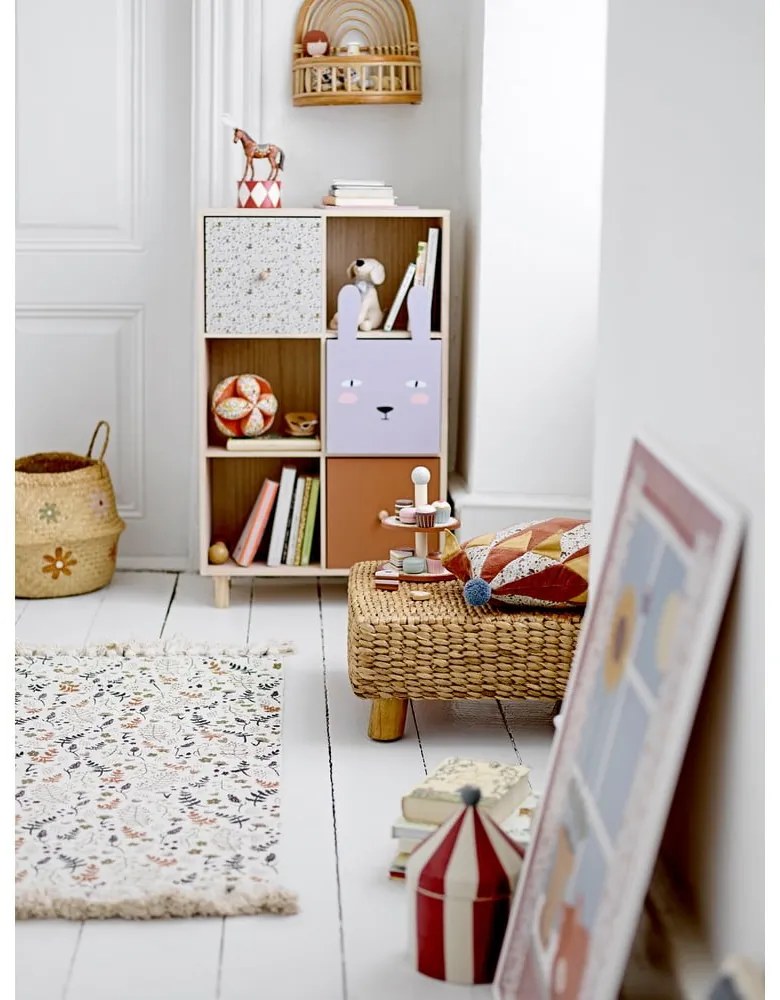 Scaffale in rattan per bambini in colore naturale Preet - Bloomingville Mini