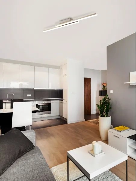 Eglo 55971 - Lampada da soffitto LED RGBW dimmerabile FRAIOLI-C LED/34W/230V con finitura cromata + telecomando