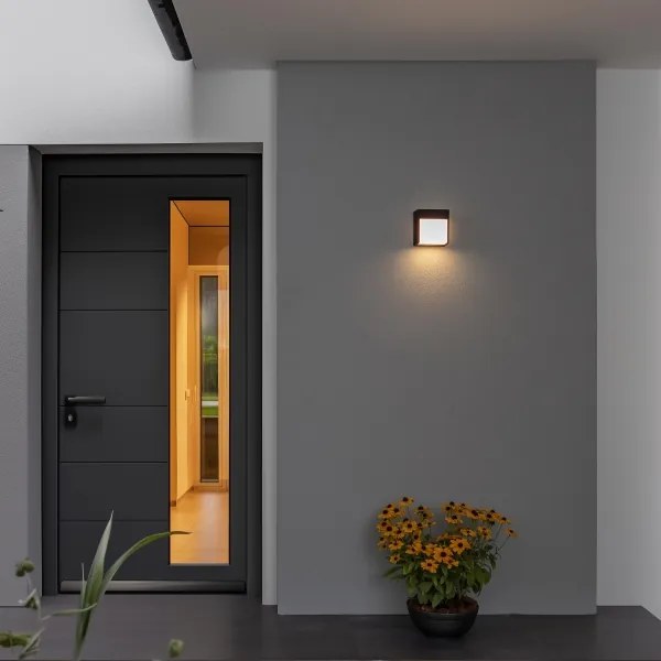 Brilagi - Applique a LED da esterno TERNI LED/12W/230V nero IP44