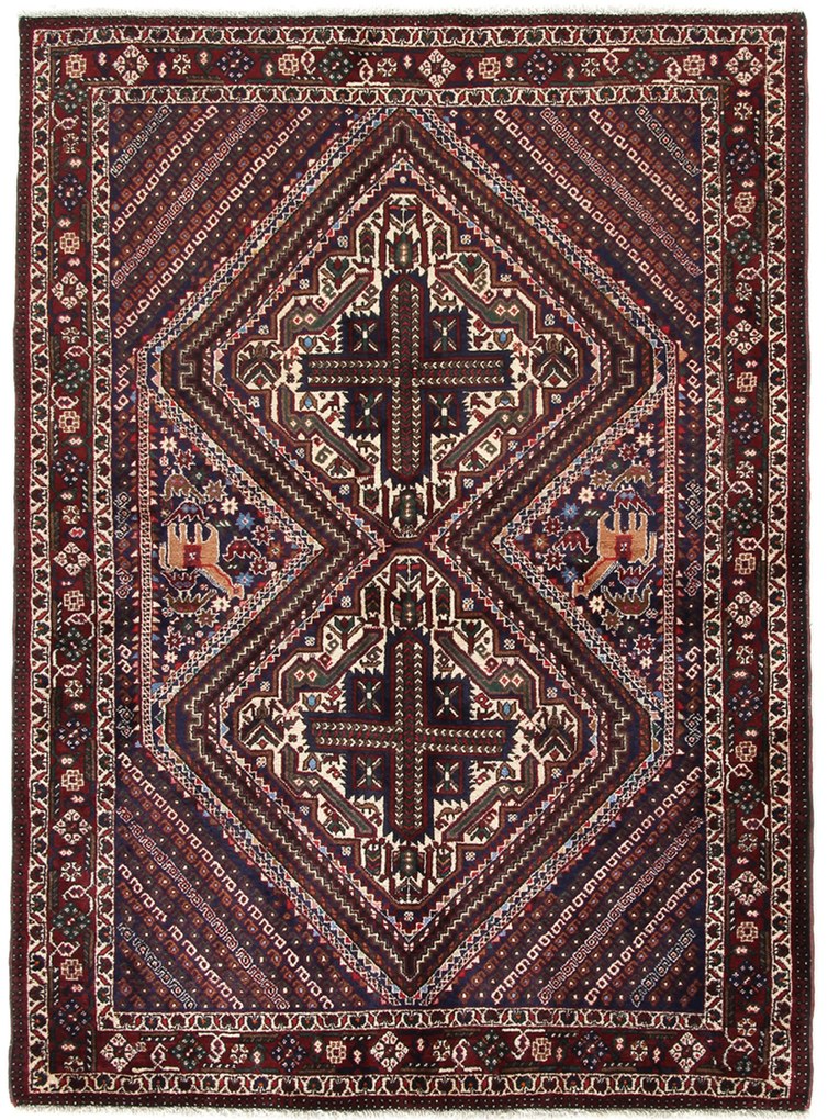 Afshar Tappeto persiano 140 x 200 (Iran) Annodato A Mano