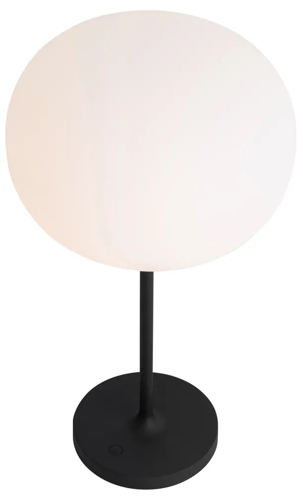 Set di 2 moderne lampade da tavolo ricaricabili bianche - Maloi