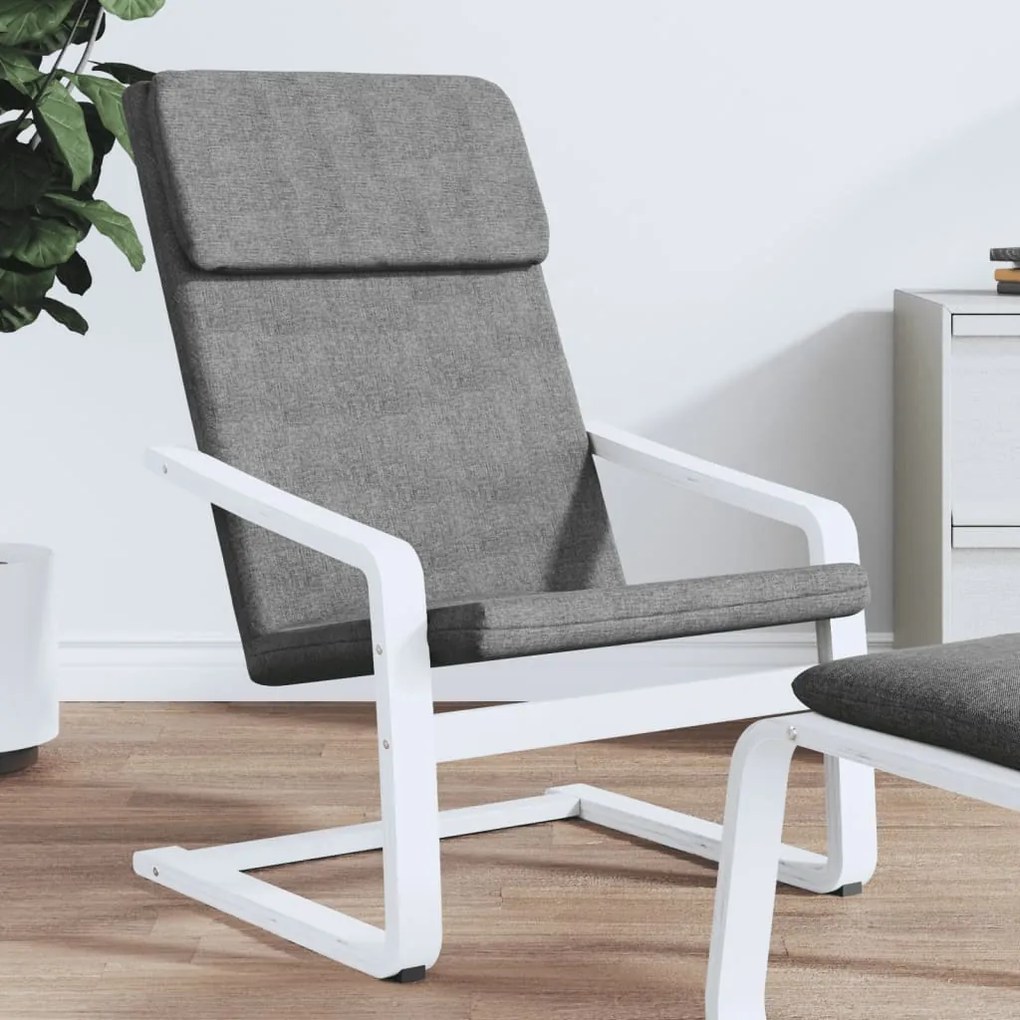 Sedia Relax Grigio Scuro İn Tessuto /