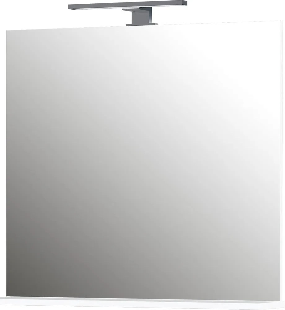 Specchio da parete con illuminazione/con ripiano 76x75 cm – Germania