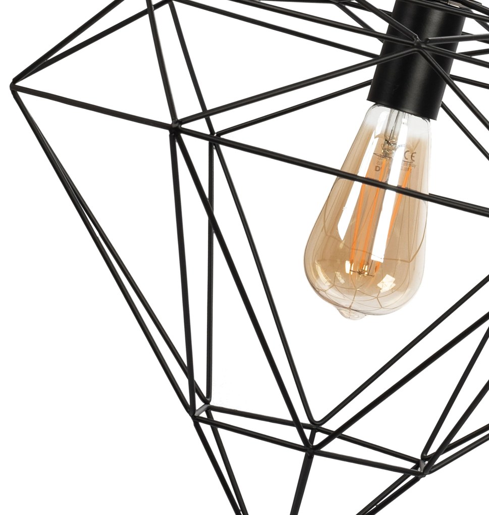 LAMPADA PENSILE METALLO LOFT BLACK APP563-1CP