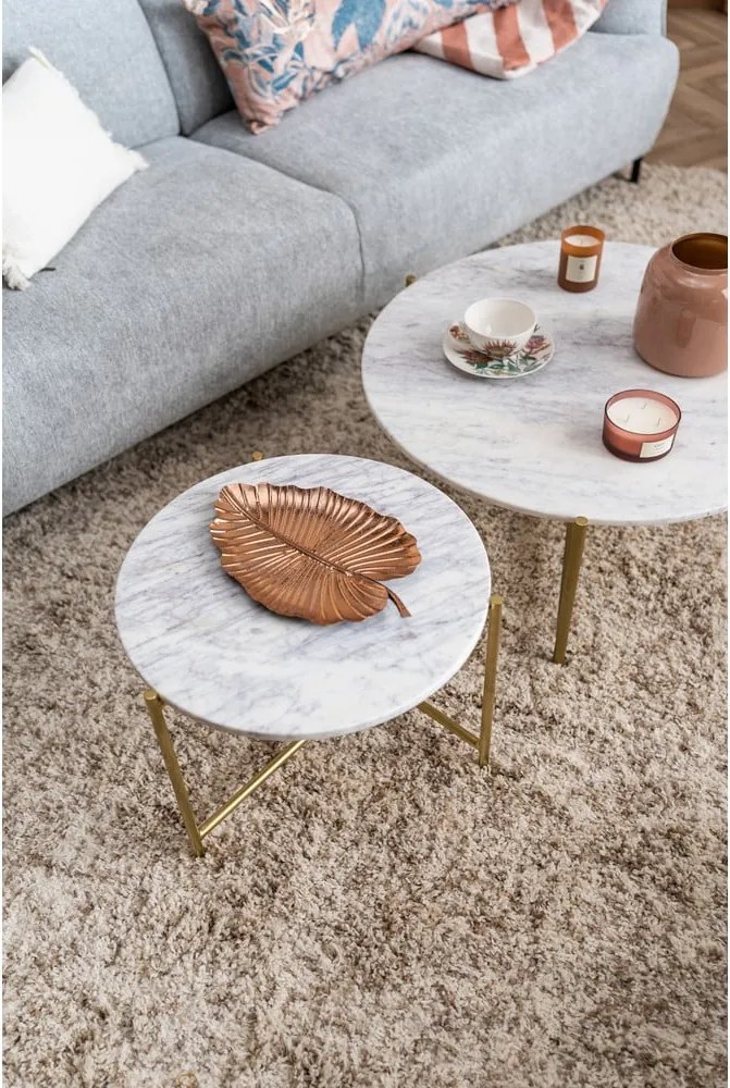 Tappeto Crema Crema, 60x220 cm Vista - Think Rugs