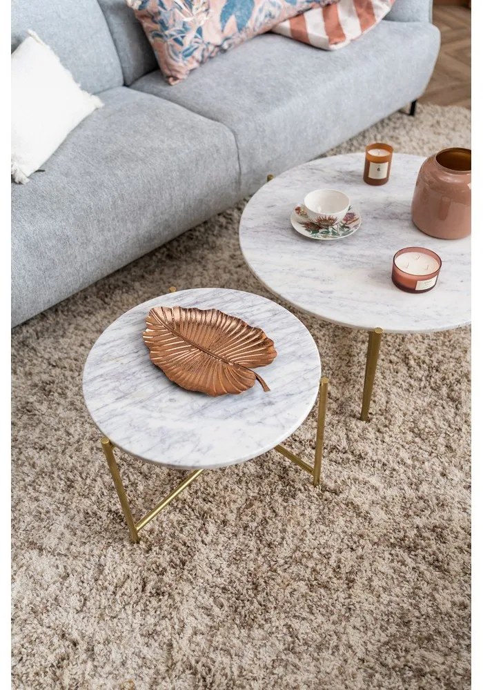 Tappeto crema , ø 133 cm Vista - Think Rugs