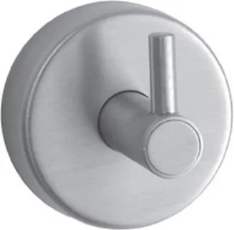 Kamalu - Appendino bagno gancio singolo a muro in acciaio inox finitura satinata | MONDE-S