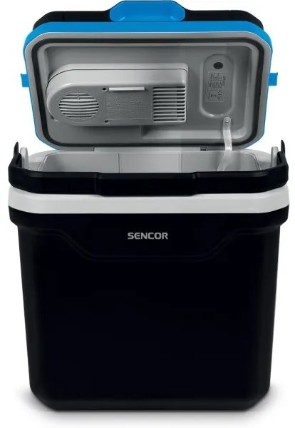 Sencor - Frigorifero portatile per auto 24 l 60W/12V/230V nero