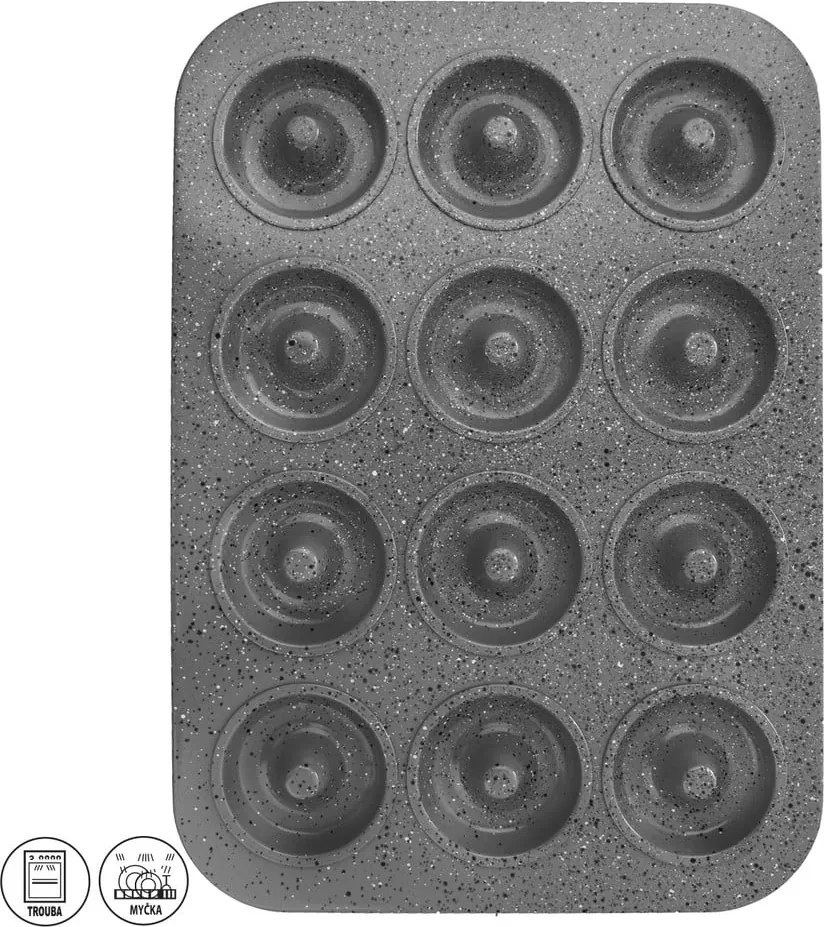 Stampo da forno in metallo per donut 28,5x40 cm Grande – Orion