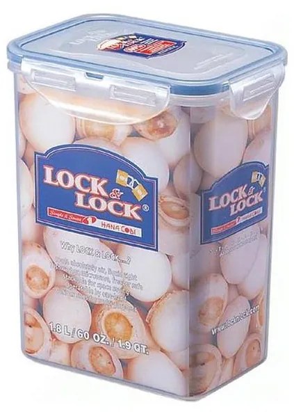 Contenitore alimenti LOCK 1,8 l blu/trasparente