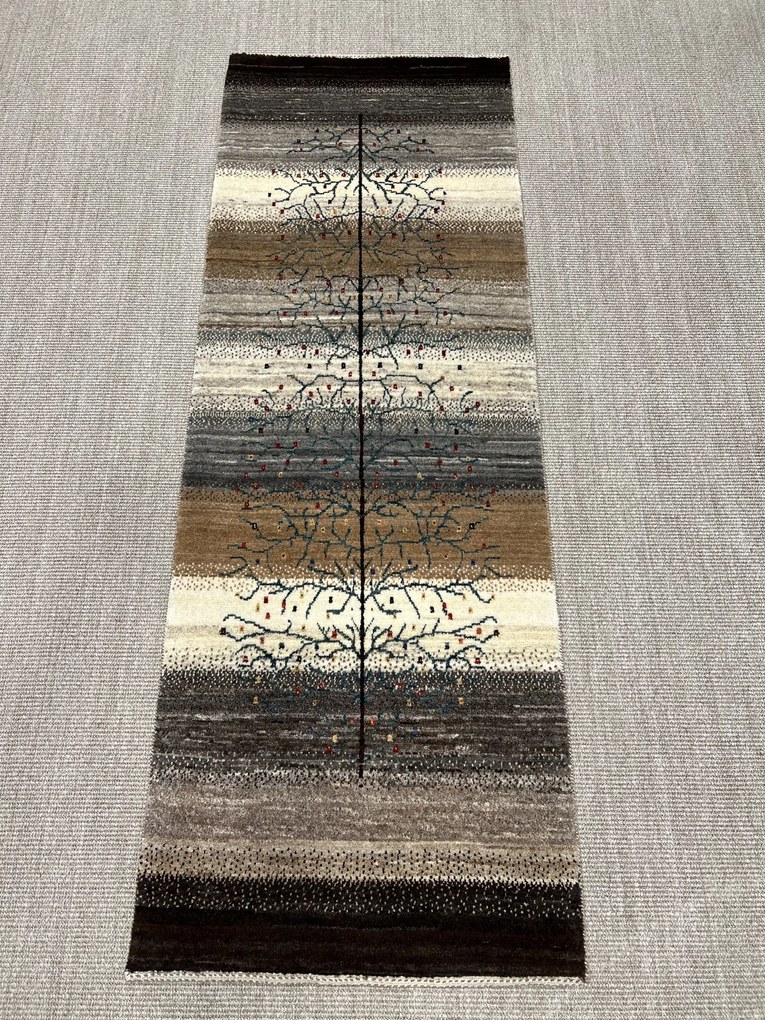 Loribaft Tappeto 210x80 Beige (Iran) Annodato A Mano