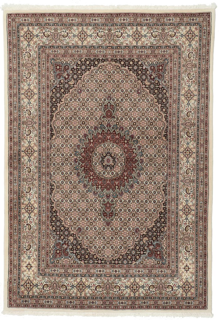Moud Tappeto 150x220 (Iran) Annodato A Mano