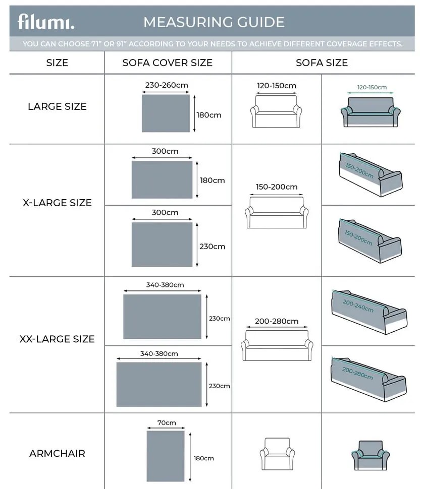 Copridivano grigio scuro per poltrona 70 cm Talo – Filumi