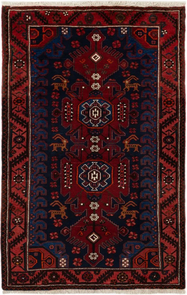 Shiraz Tappeto persiano 200x130 (Iran) Annodato A Mano