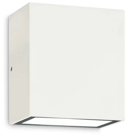 Applique Moderna Argo Metallo Bianco Led 10W 3000K Luce Calda