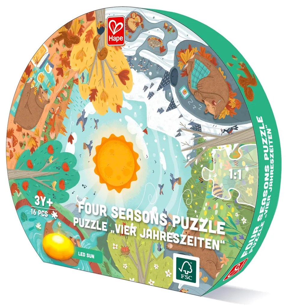 Puzzle Quattro stagioni - 16 pz