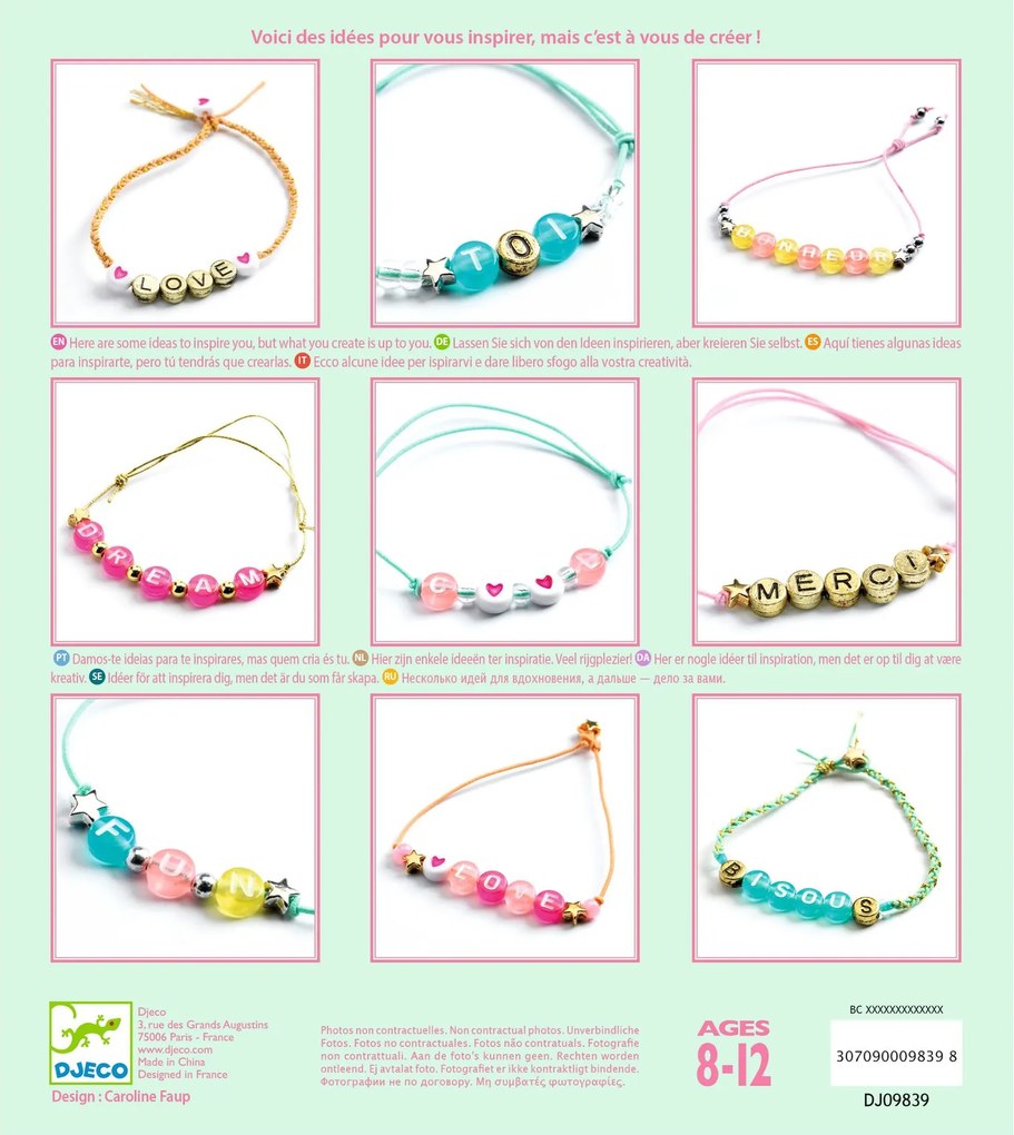 Set per fare gioielli - alfabeto