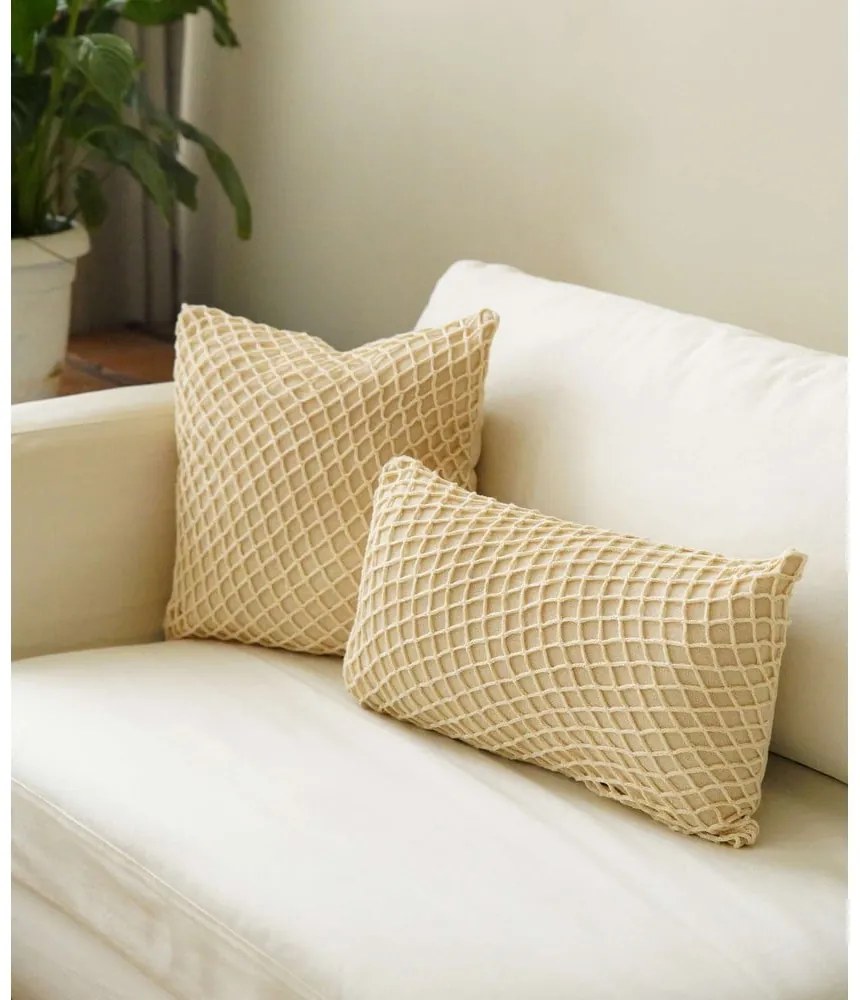 Federa decorativa in cotone 30x50 cm Net – Mioli Decor