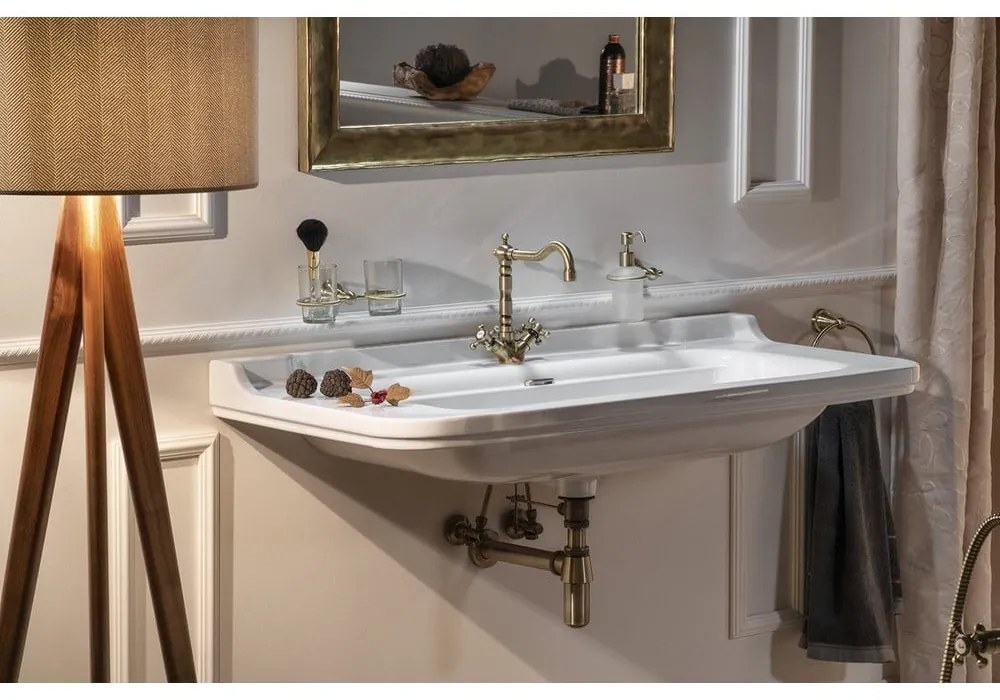 Rubinetto per lavandino color bronzo verticale Antea – Sapho